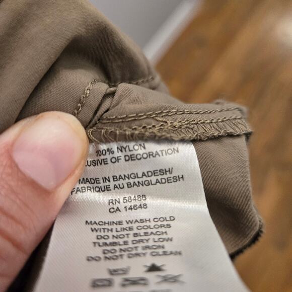 White Sierra Convertible Trail Pants Women's large hiking pants - Picture 3 of 9